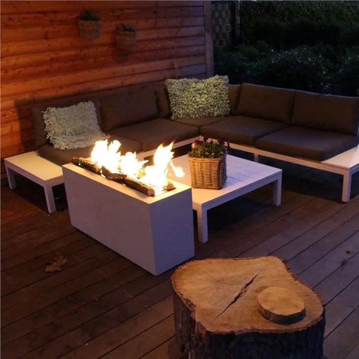 fire place built-in burner
